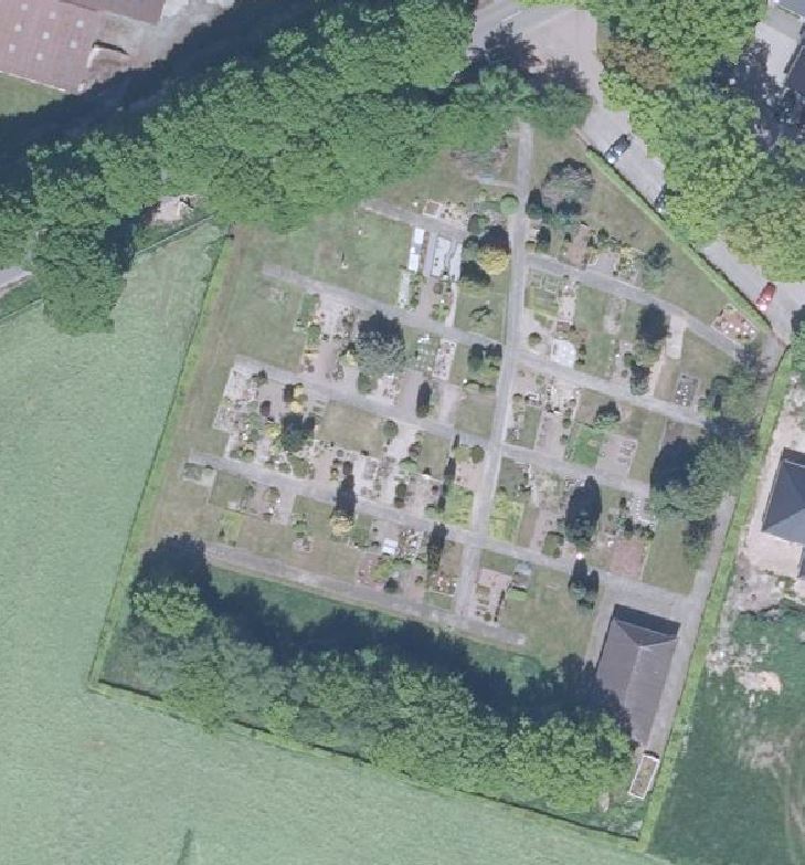 Luftbild Friedhof Donnern Luftbild Friedhof Donnern